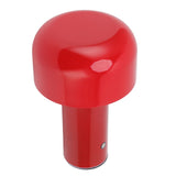 LED Desk Lamp Mushroom Design USB Charging 3 Color Temperature Touch Table Light for Restaurant Study Red