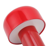 LED Desk Lamp Mushroom Design USB Charging 3 Color Temperature Touch Table Light for Restaurant Study Red - Extra Image