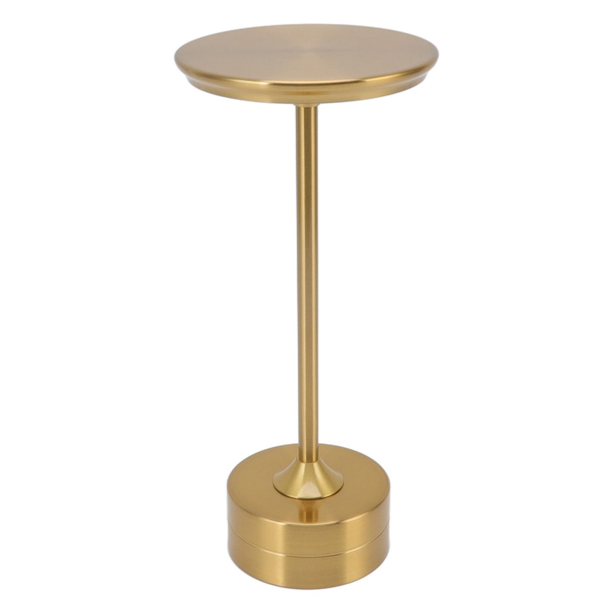 Cordless Table Lamp Rechargeable 2000mAh 3 Levels Brightness Portable USB C LED Metal Bedside Lamp Gold