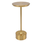 Cordless Table Lamp Rechargeable 2000mAh 3 Levels Brightness Portable USB C LED Metal Bedside Lamp Gold