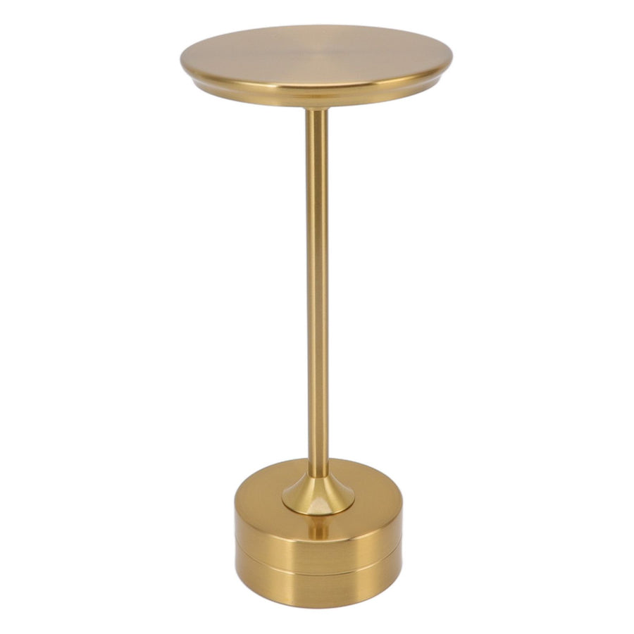 Cordless Table Lamp Rechargeable 2000mAh 3 Levels Brightness Portable USB C LED Metal Bedside Lamp Gold