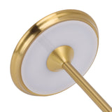 Cordless Table Lamp Rechargeable 2000mAh 3 Levels Brightness Portable USB C LED Metal Bedside Lamp Gold - Extra Image