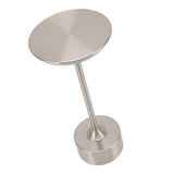 Cordless Table Lamp Rechargeable 2000mAh 3 Levels Brightness Portable USB C LED Metal Bedside Lamp Silver - Extra Image