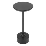 Cordless Table Lamp Rechargeable 2000mAh 3 Levels Brightness Portable USB C LED Metal Bedside Lamp Black