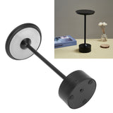 Cordless Table Lamp Rechargeable 2000mAh 3 Levels Brightness Portable USB C LED Metal Bedside Lamp Black - Extra Image