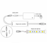 RF Full Touch Dimmer Wireless Constant Voltage LED Controller Mini Induction Light Bar Controller DC 5‑24V