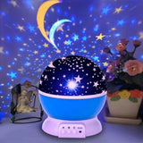 Star Projector Night Light Super Bright Romantic Nightlight Starlight LED Colorful Star Dream Projector - 45-Degree Angle