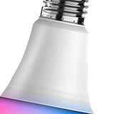 Smart WiFi LED Light Bulbs Voice Control LED Color Changing Light 2700K‑6500K Warm Light Dimmable E27 Bulb 9W 100‑130V - Low Angle