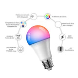 Smart WiFi LED Light Bulbs Voice Control LED Color Changing Light 2700K‑6500K Warm Light Dimmable E27 Bulb 9W 100‑130V