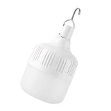 80W 80mm LED Emergency Light Bulb USB Rechargeable Bulb for Outdoor Night Market Stalls Home Power Failure - Top-Down View