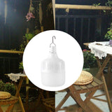 80W 80mm LED Emergency Light Bulb USB Rechargeable Bulb for Outdoor Night Market Stalls Home Power Failure