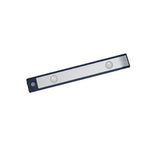 LED Closet Light Ultra Thin Intelligent Rechargeable Wireless LED Motion Sensor Light for Cabinet 20cm / 7.9in Black