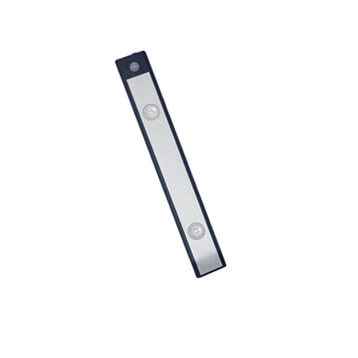 LED Closet Light Ultra Thin Intelligent Rechargeable Wireless LED Motion Sensor Light for Cabinet 20cm / 7.9in Black
