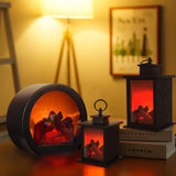 Fireplace Lantern Soft Light Energy Saving USB Rechargeable Simulation LED Flame Fireplace Lamp Home Decoration Craft - Extra Image