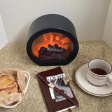 Fireplace Lantern Soft Light Energy Saving USB Rechargeable Simulation LED Flame Fireplace Lamp Home Decoration Craft