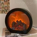 Fireplace Lantern Soft Light Energy Saving USB Rechargeable Simulation LED Flame Fireplace Lamp Home Decoration Craft
