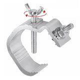 Stage Light Clamp Heavy Duty Prevent Slip Cast Aluminum Stage Lamp Hook Kit for Spotlight Moving Head Light 4pcs