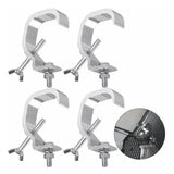 Stage Light Clamp Heavy Duty Prevent Slip Cast Aluminum Stage Lamp Hook Kit for Spotlight Moving Head Light 4pcs - Extra Image