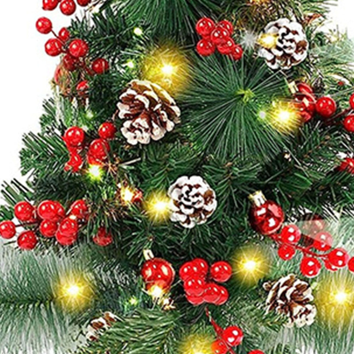Solar Christmas Tree Garden Stake Lights Outdoor Christmas Tree Lighted Yard Decorations
