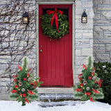 Solar Christmas Tree Garden Stake Lights Outdoor Christmas Tree Lighted Yard Decorations