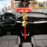 Hanging Plated Pendant Decoration Dragon Charm Year of The Dragon Hanging Ornament for Car Home Office