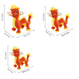 New Year Dragon Mascot Simulation Dragon Doll Zodiac Dragon Plush Toy