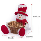 Christmas Fruit Basket Children's Gift Candy Box Christmas Candy Basket - Front View