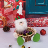 Christmas Fruit Basket Children's Gift Candy Box Christmas Candy Basket - Close-Up Angle