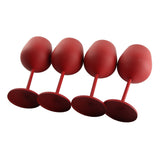 4 PCS 18oz Stainless Steel Matte Wine Glasses Red - Extra Image