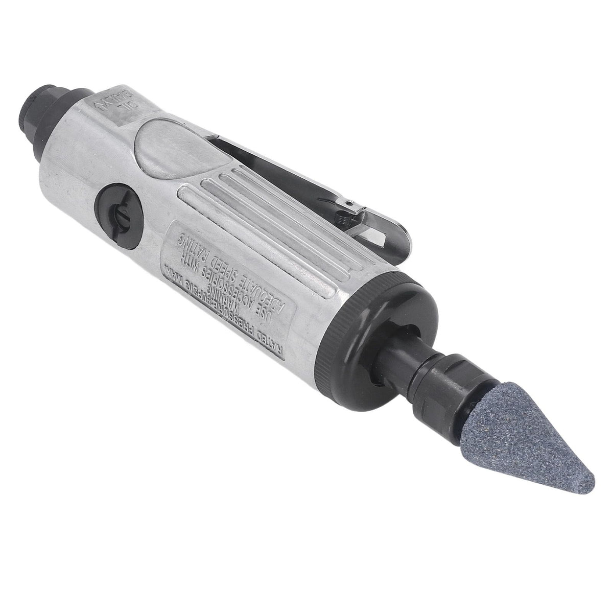 1/4in Air Die Grinder Kit Portable Pneumatic Polishing Grinding Machine Straight Handle 22000RPM
