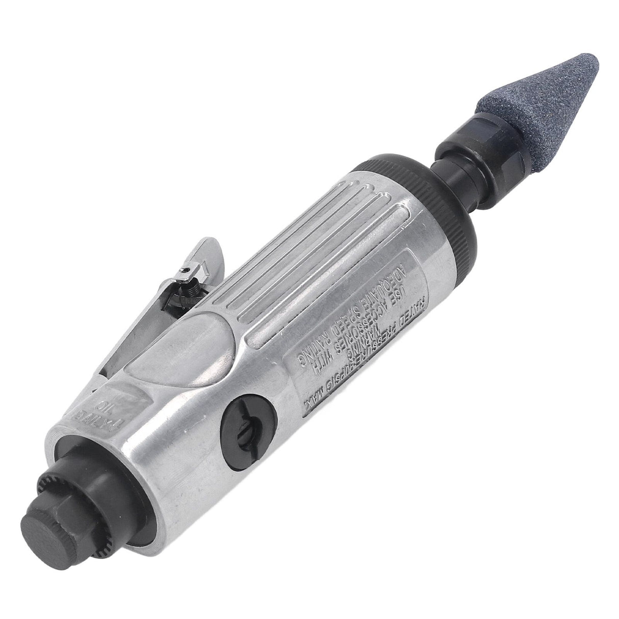 1/4in Air Die Grinder Kit Portable Pneumatic Polishing Grinding Machine Straight Handle 22000RPM