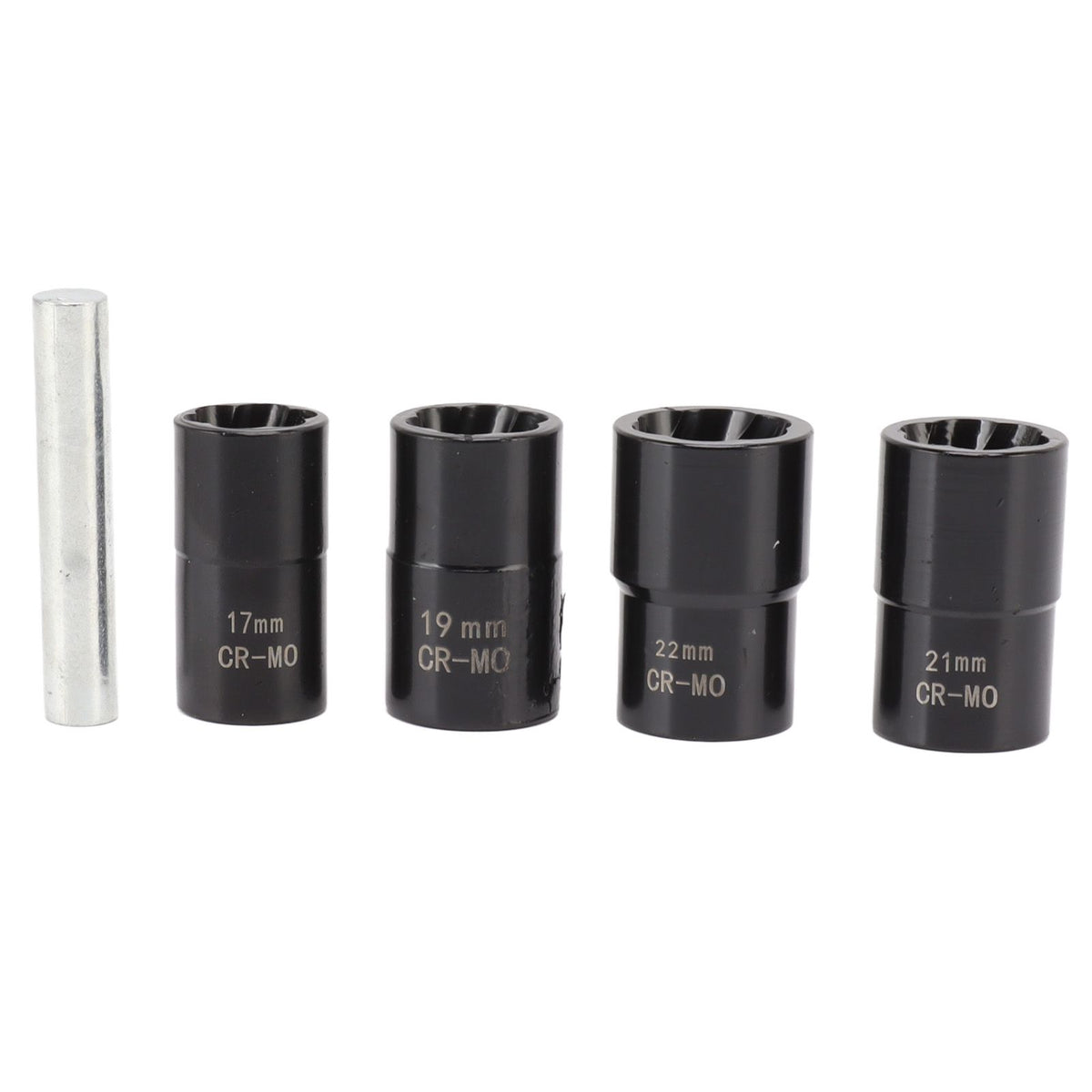 5Pcs Bolt Nut Remover Set Professional Bolt Nut Extractor Socket Set for Removing Damaged Dead Rusted Bolts Nuts Screws