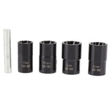 5Pcs Bolt Nut Remover Set Professional Bolt Nut Extractor Socket Set for Removing Damaged Dead Rusted Bolts Nuts Screws