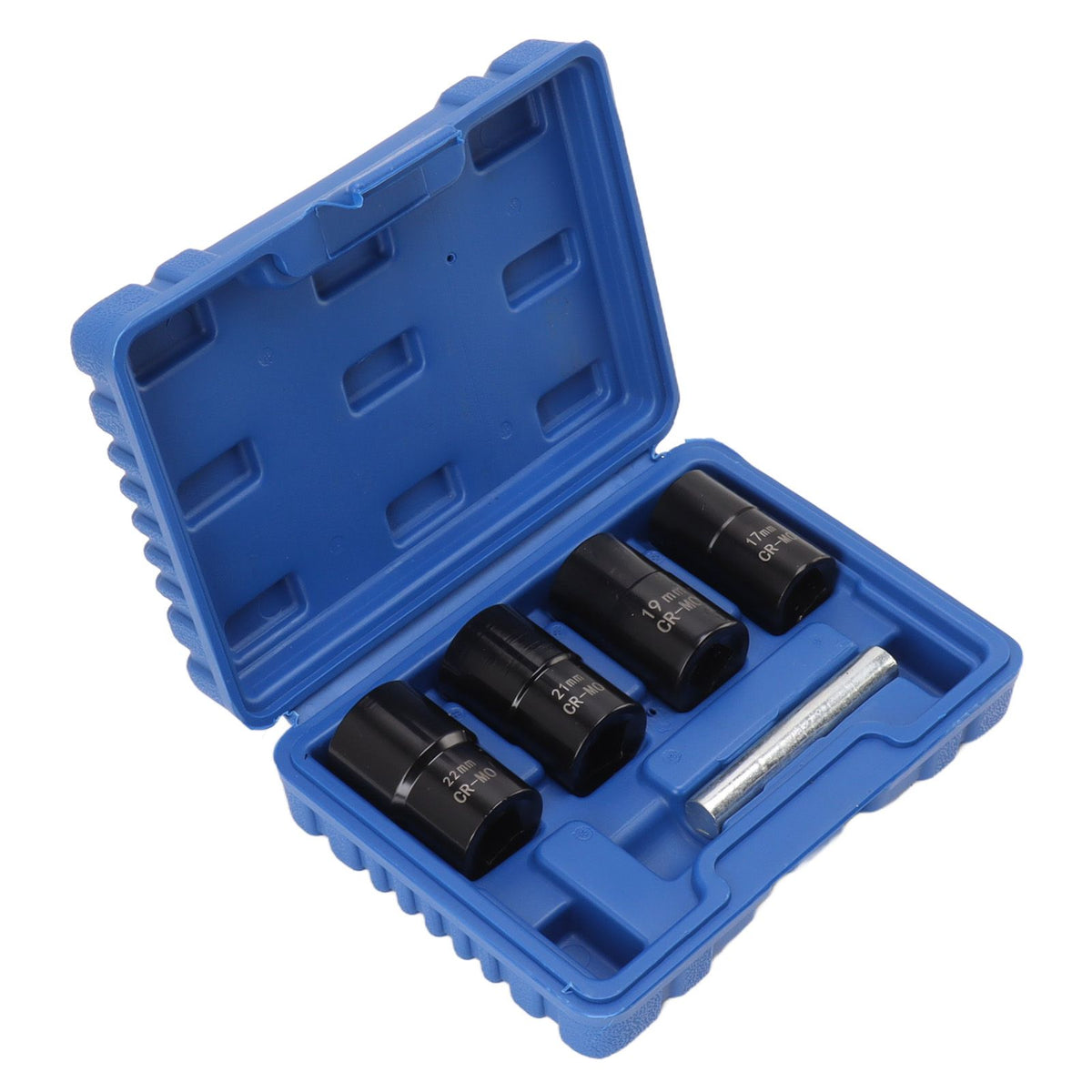 5Pcs Bolt Nut Remover Set Professional Bolt Nut Extractor Socket Set for Removing Damaged Dead Rusted Bolts Nuts Screws