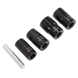 5Pcs Bolt Nut Remover Set Professional Bolt Nut Extractor Socket Set for Removing Damaged Dead Rusted Bolts Nuts Screws