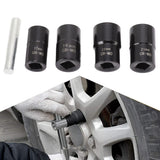 5Pcs Bolt Nut Remover Set Professional Bolt Nut Extractor Socket Set for Removing Damaged Dead Rusted Bolts Nuts Screws