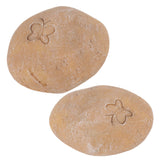 Pet Memorial Garden Stone DIY Butterfly Print Pet Cat Dog Grave Marker Resin Pet Memorial Gift Stone Sand Yellow