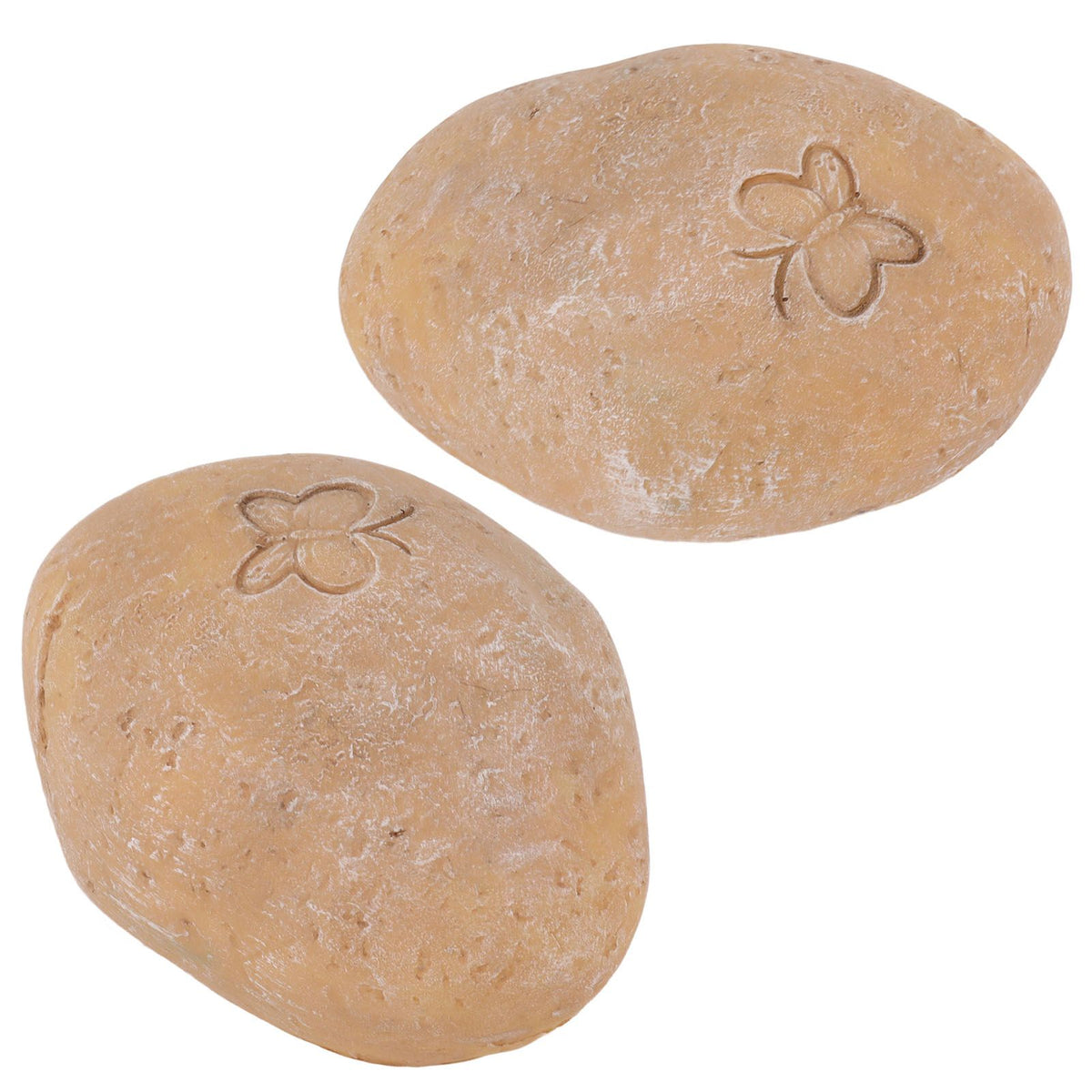 Pet Memorial Garden Stone DIY Butterfly Print Pet Cat Dog Grave Marker Resin Pet Memorial Gift Stone Sand Yellow