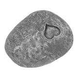 Pet Memorial Garden Stone DIY Lettering Simulation Pebbles Pet Grave Marker for Dogs Cats Love Stone Grey - Front View