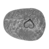 Pet Memorial Garden Stone DIY Lettering Simulation Pebbles Pet Grave Marker for Dogs Cats Love Stone Grey