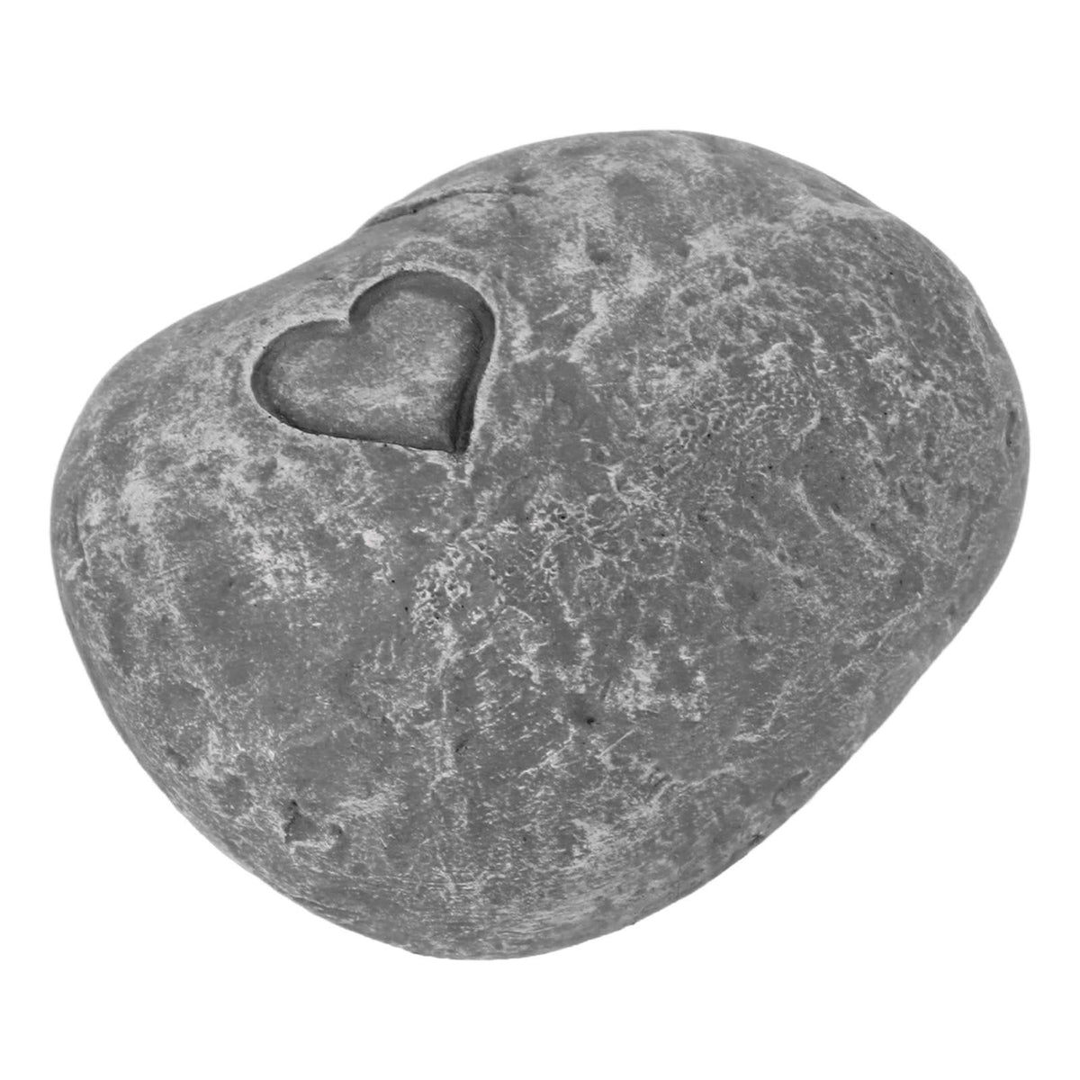Pet Memorial Garden Stone DIY Lettering Simulation Pebbles Pet Grave Marker for Dogs Cats Love Stone Grey