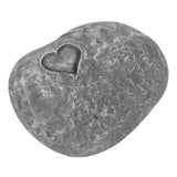 Pet Memorial Garden Stone DIY Lettering Simulation Pebbles Pet Grave Marker for Dogs Cats Love Stone Grey