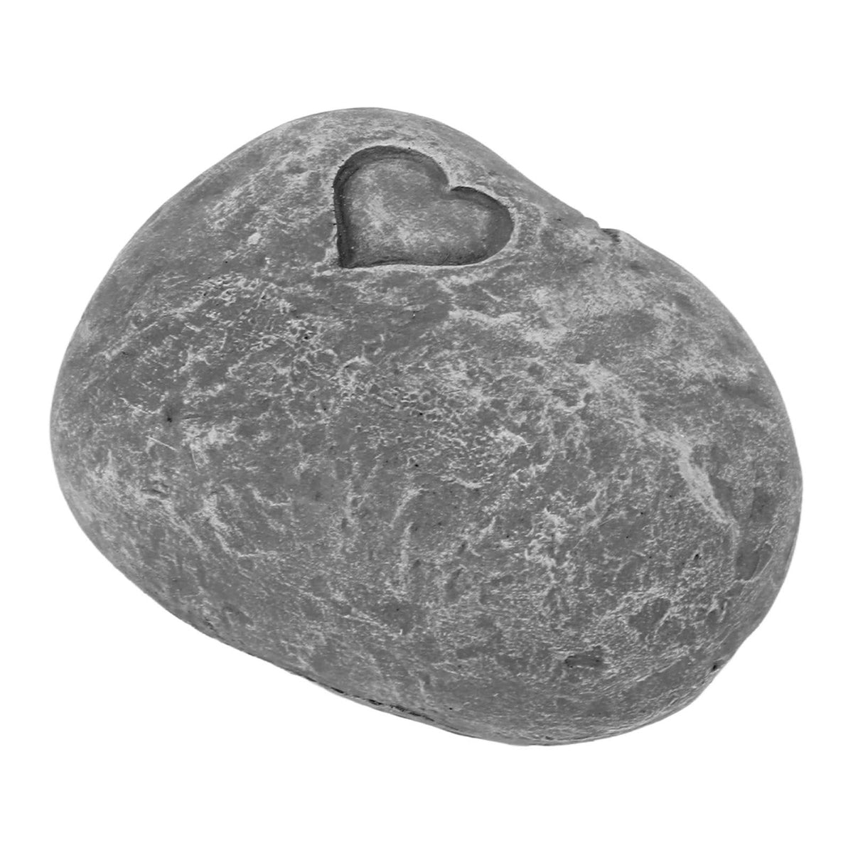 Pet Memorial Garden Stone DIY Lettering Simulation Pebbles Pet Grave Marker for Dogs Cats Love Stone Grey