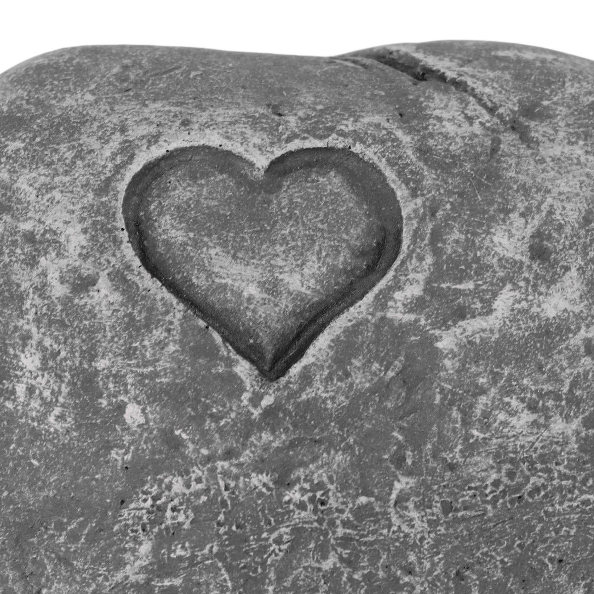 Pet Memorial Garden Stone DIY Lettering Simulation Pebbles Pet Grave Marker for Dogs Cats Love Stone Grey