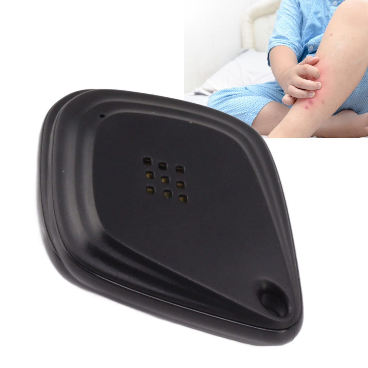 Insect Repeller Ultrasonic 13‑75kHz USB Charging Portable Mosquito Repellent for Outdoor