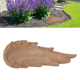 Angel Wings Pet Tombstone Waterproof Personalized DIY Pet Memorial Stone Marker for Cats and Dogs Sandy Yellow - Extra Image