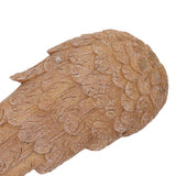 Angel Wings Pet Tombstone Waterproof Personalized DIY Pet Memorial Stone Marker for Cats and Dogs Sandy Yellow