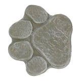 Dog Pawprint Memorial Stone DIY Lettering Dog Grave Marker Pet Monument for Outdoor Lawn Patio Mossy Green - Extra Image