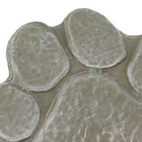 Dog Pawprint Memorial Stone DIY Lettering Dog Grave Marker Pet Monument for Outdoor Lawn Patio Mossy Green - Extra Image