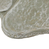 Dog Pawprint Memorial Stone DIY Lettering Dog Grave Marker Pet Monument for Outdoor Lawn Patio Mossy Green - Extra Image